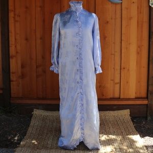 Vintage Christian Dior Button Down Lounge Wear Robe